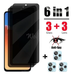 Anti Spy Screen Protector For Xiaomi Redmi 12 Glass Redmi 12 Glass Privacy Peep Film Redmi 12 Tempered Glass Film