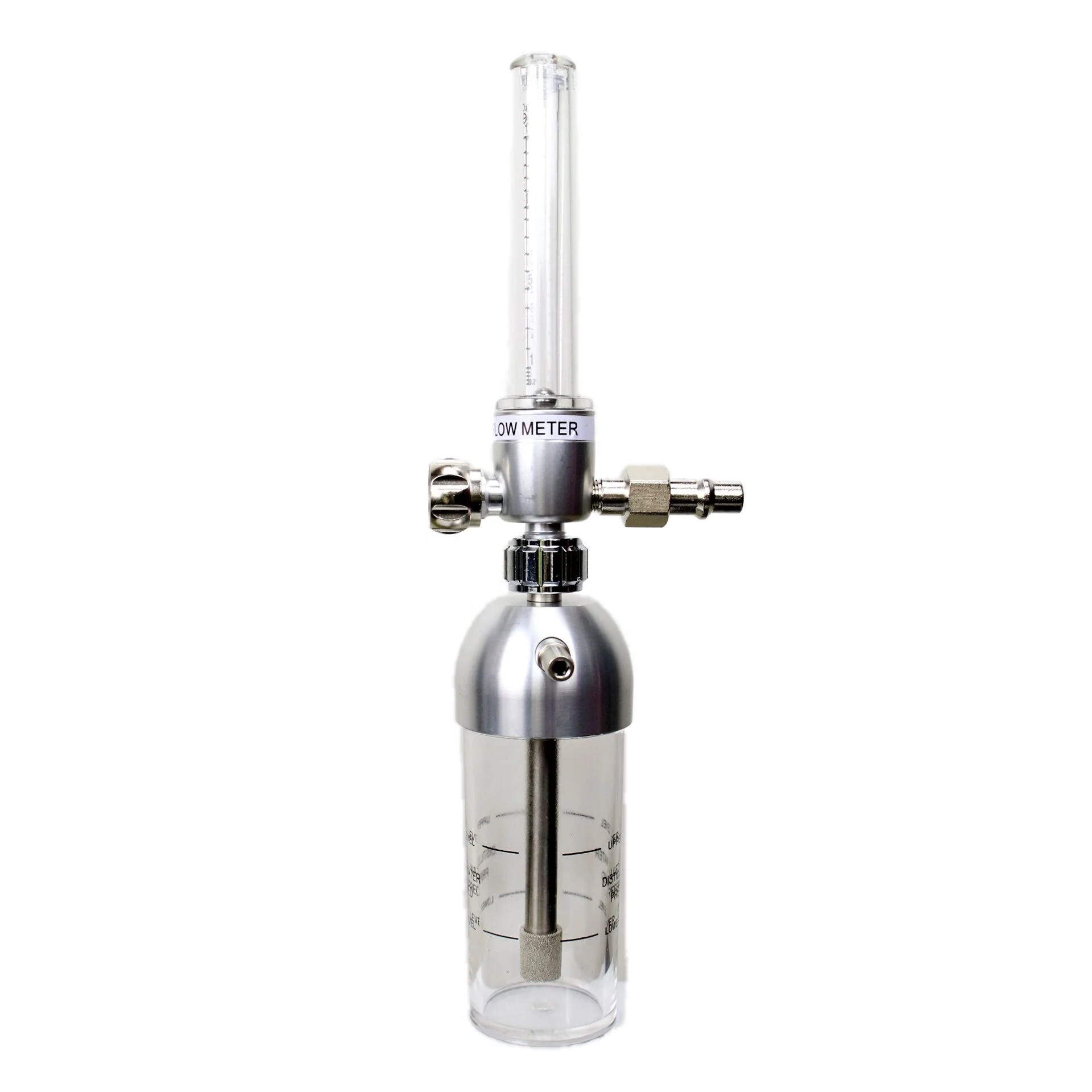 

Wall mounted Aluminum alloy split . breathing flow meter with DIN adaptor