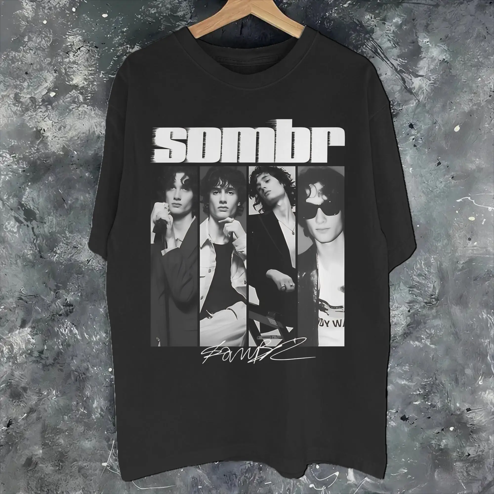 Graphic Printing Sombr Youare The Reason World Tour 2026-2027 T Shirt For Unisex  100% Cotton T-shirts Short Sleeve Clothing