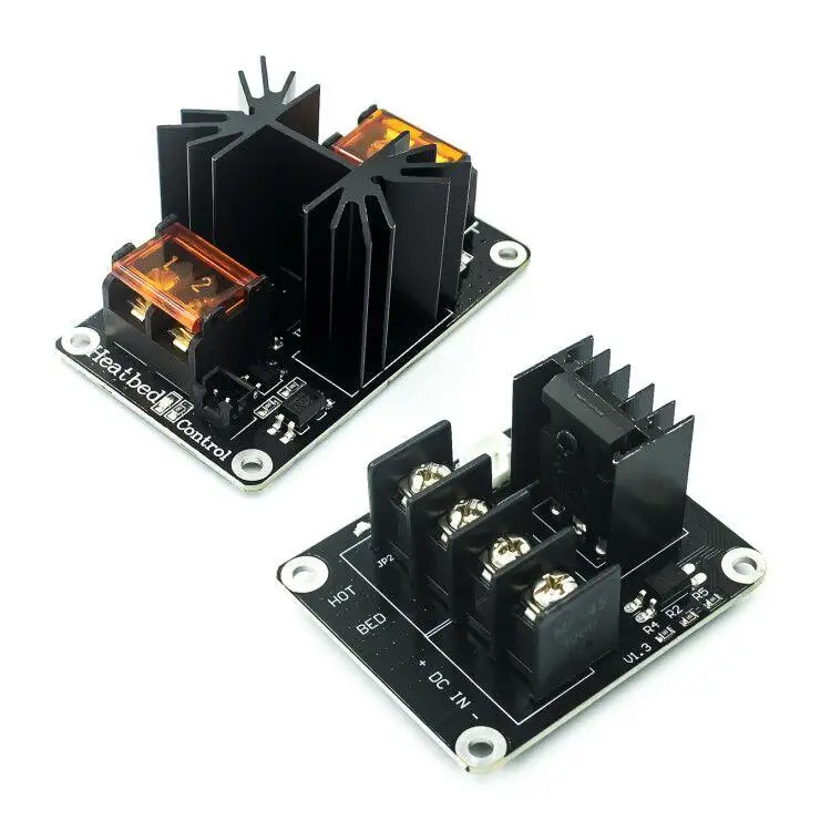 3D Printer Heated Bed Power Module /Hotbed MOSFET Expansion Module Inc 2pin Lead With Cable for Anet A8 A6 A2 Ramps 1.4