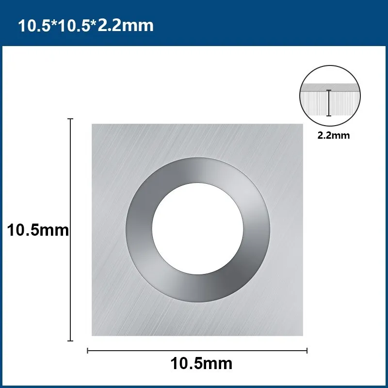 CMCP Carbide Insert Slab Cutter for Wood Planer Bit 12x12x2.2/10.5x10.5x2.2/14x14x2mm Spoilboard Surfacing Router Bit Insert