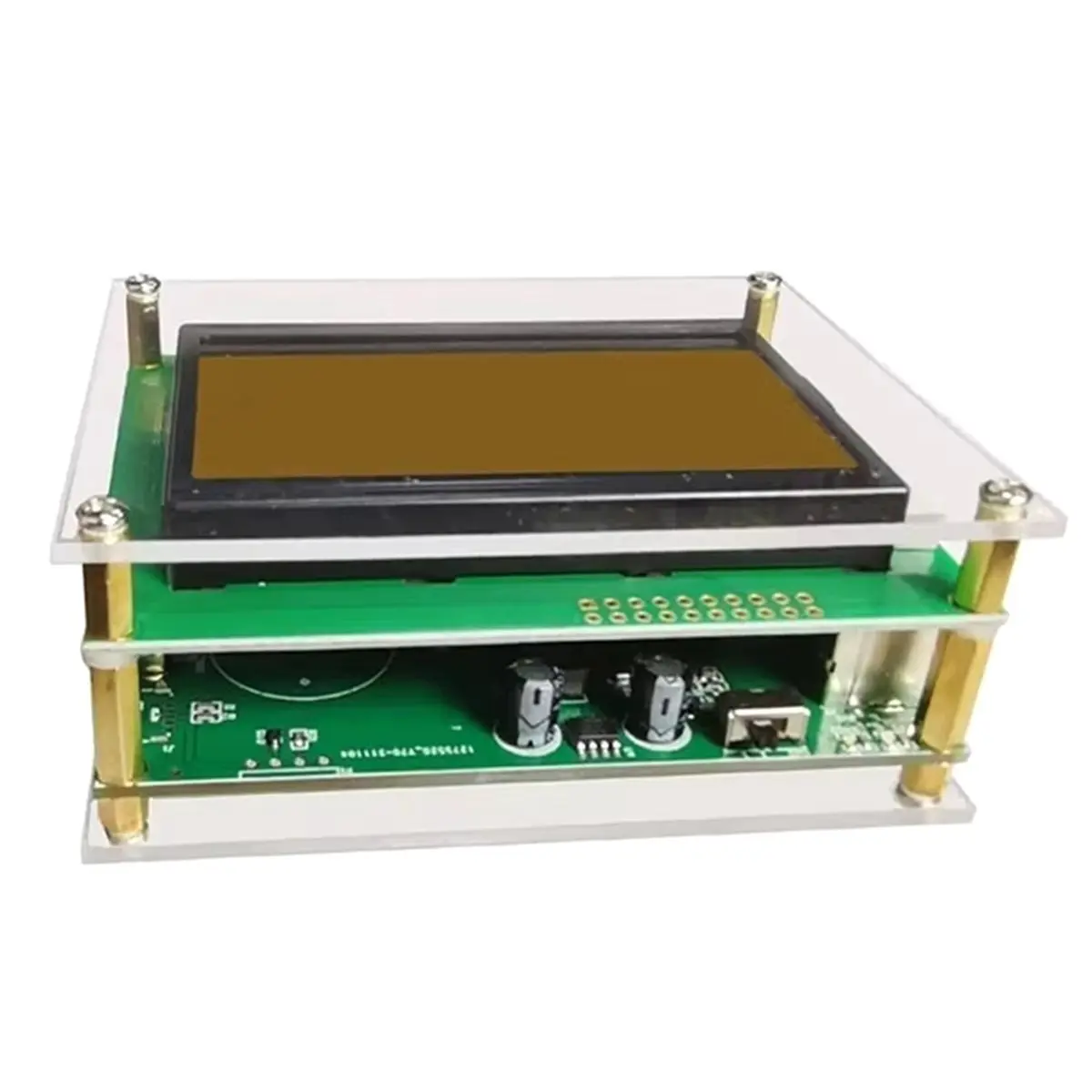 External Cat Display Screen 12864 LCD with Acrylic Case and Cable for FT-817 FT-818 FT-857 FT-897 818ND 857D