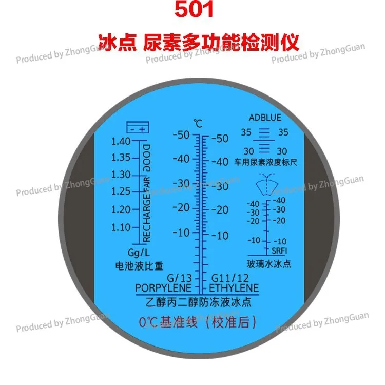 Handheld Salinity Meter, Brix Meter, Honey Baumé Meter, Freezing PoinRefractometer - High Precision