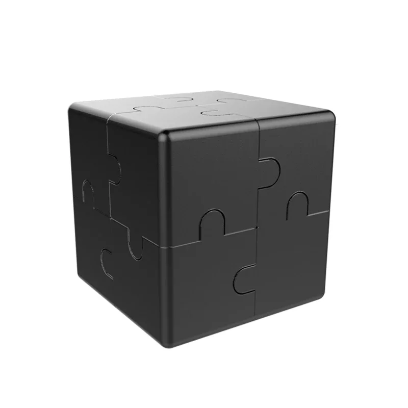 Cubo mágico de inteligencia 3D, juguete de bloques de construcción, rompecabezas de Metal, aleación de aluminio, cubos infinitos, regalos de alto