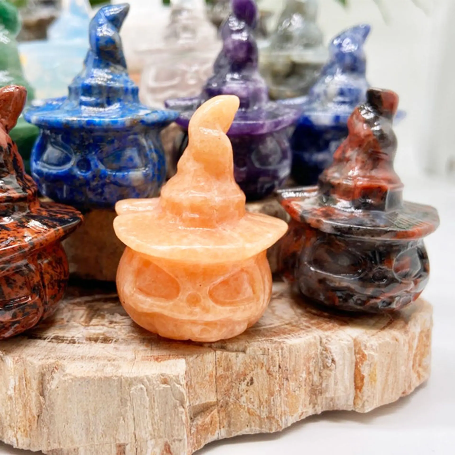 3d expression witch hat pumpkin silicone candle mold cushaw soap resin crystal mould for chocolate making party decor halloween