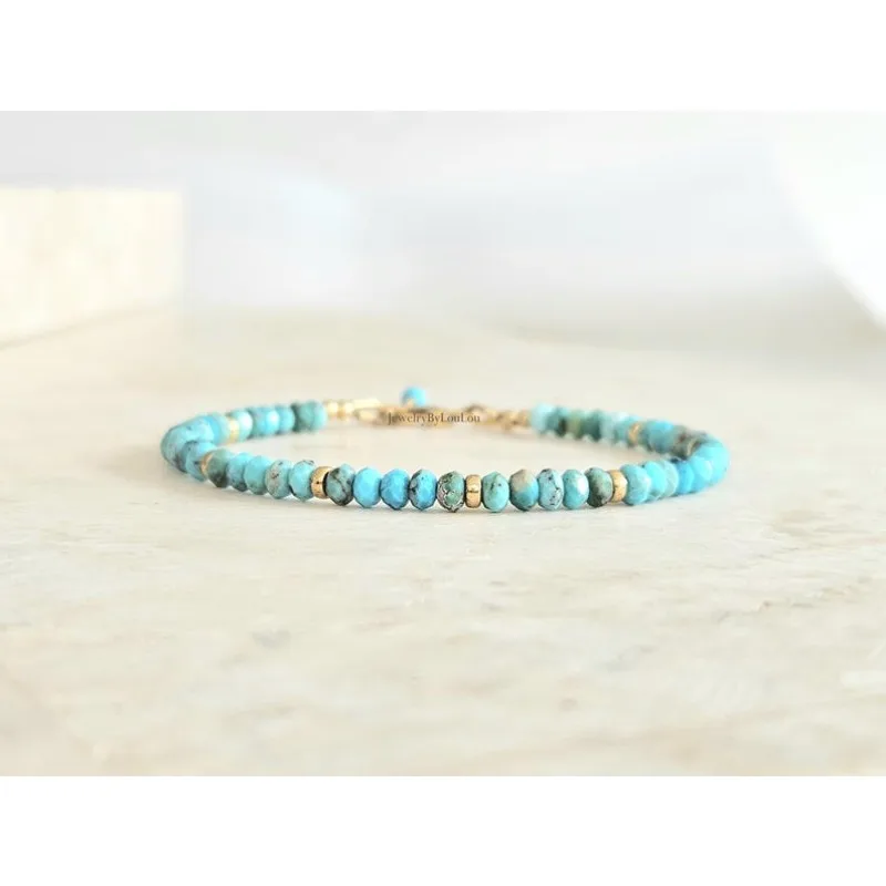 Pulsera de cuentas turquesa Arizona