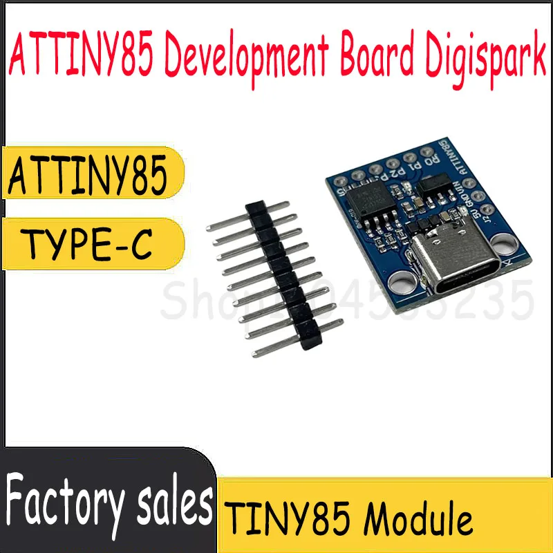 

TYPE-C ATTINY85 Development Board Digispark Kickstarter TINY85 Module