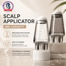 1pcs/2pcs Set Scalp Applicator Scalp massage comb Mini Portable Scalp Applicator Liquid Guide Comb Scalp Care Tools