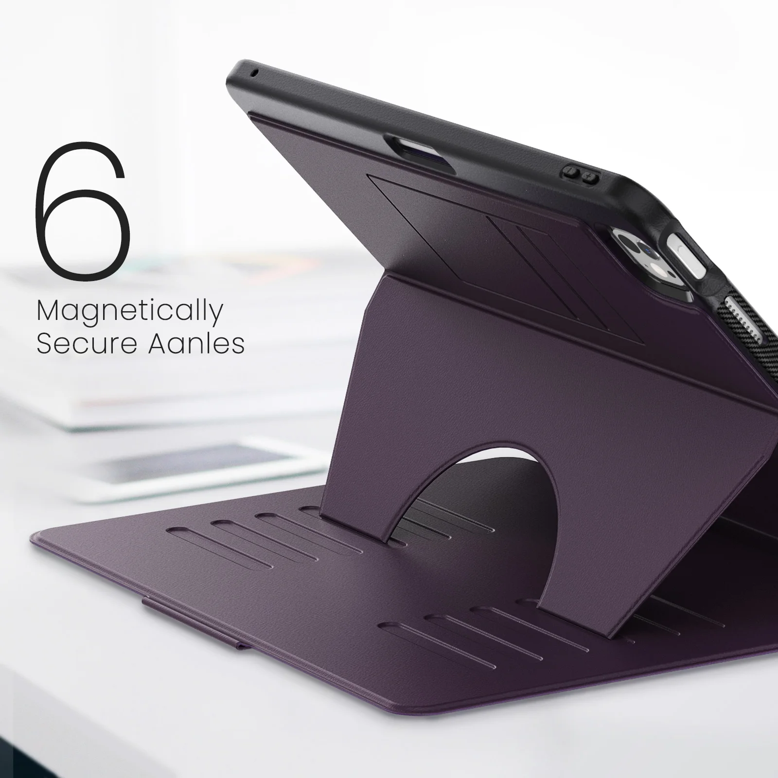 Red Premium Business Tablet Protective Case for iPad Pro 13 2024 Pro 11 2024 Air7 th2025 10.9 10.2 9.7 Mini 6 7 th8.3 Pen holder