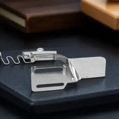 

Flat Seam Edge Wrapper Replacement Presser Foot Binder For Sewing Machine Metal Stainless Steel Multi-Purpose Binding