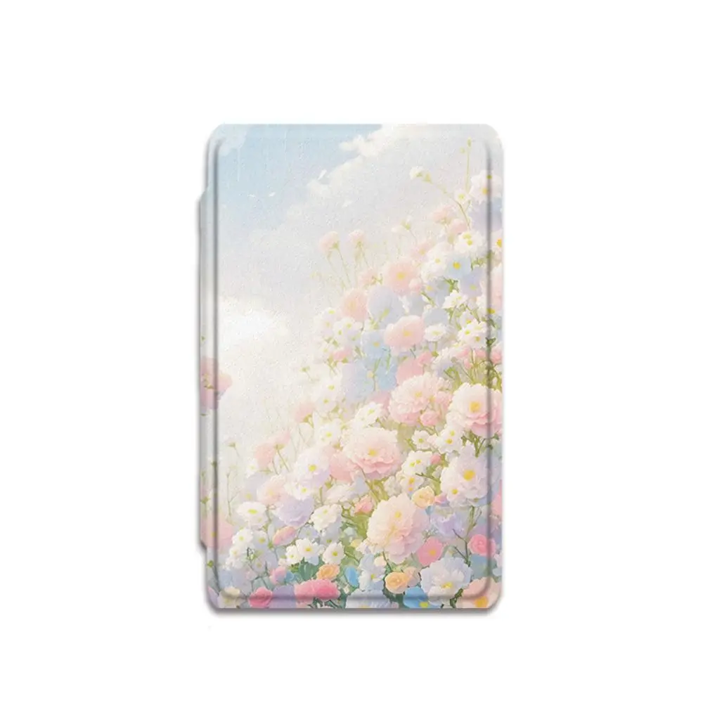 Premium Floral Pattern Magnetic Case Shockproof Anti Scratch Protective Cover Anti-fall Colorful Folio Shell for XTEINK X4/X3
