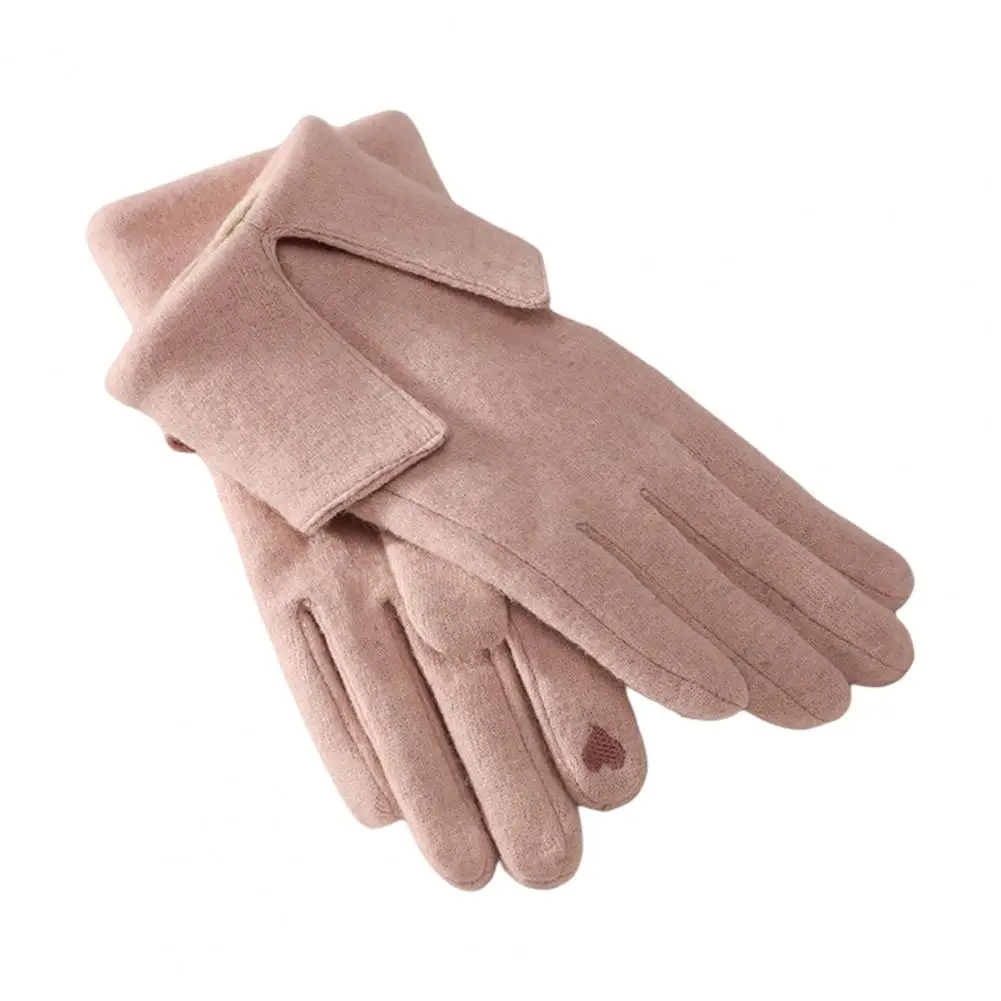 Winter 1 Pair Practical Fine Stitching Gloves Female Ladies Gloves for Daily Wear