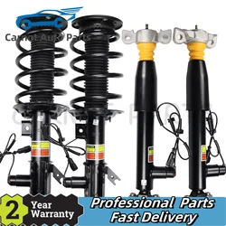 Pair Front Rear Shock Struts Assys For Lincoln MKZ for Ford Fusion with Electric 2013-2017