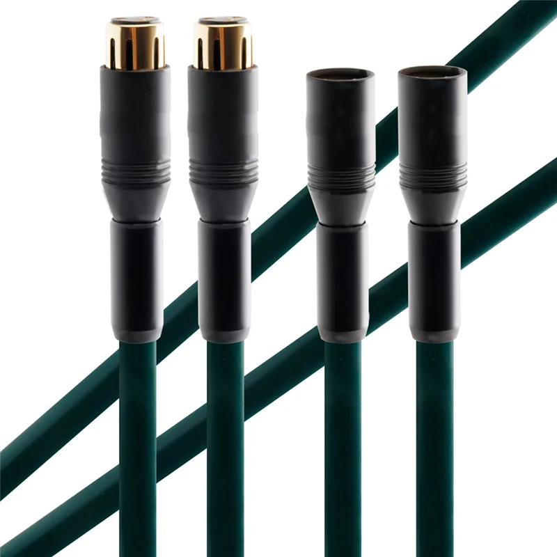 ABUO-FA-220 Audiophile XLR Balanced Cable Monocrystalline Copper HIFI Audio Signal Stereo Connection Cable 1.5M