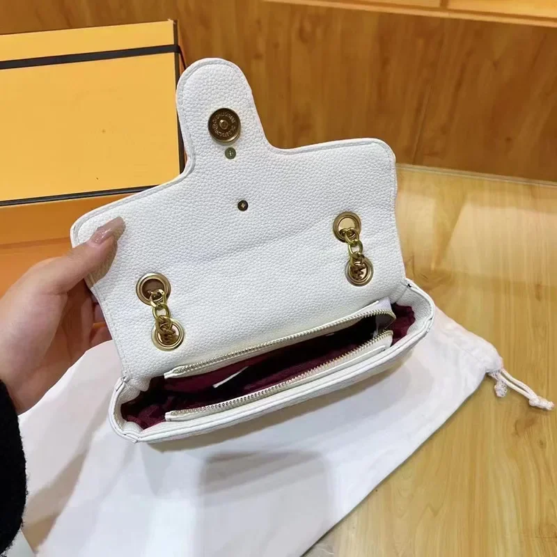 2024 Classic Fashion Double G Women’s Bag Chain Saddle Camera Bag Dionysian Shoulder Messenger Bag