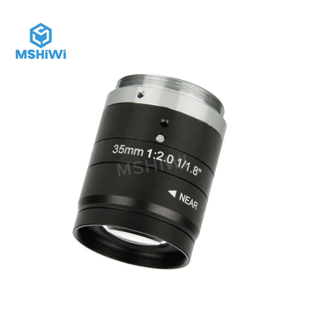 

5 Mega Pixel FA Lens 35mm 1/1.8" F2.0 Manual Iris Lens Machine Vision Fixed Focal Lens for Industrial Camera Security ITS Camera