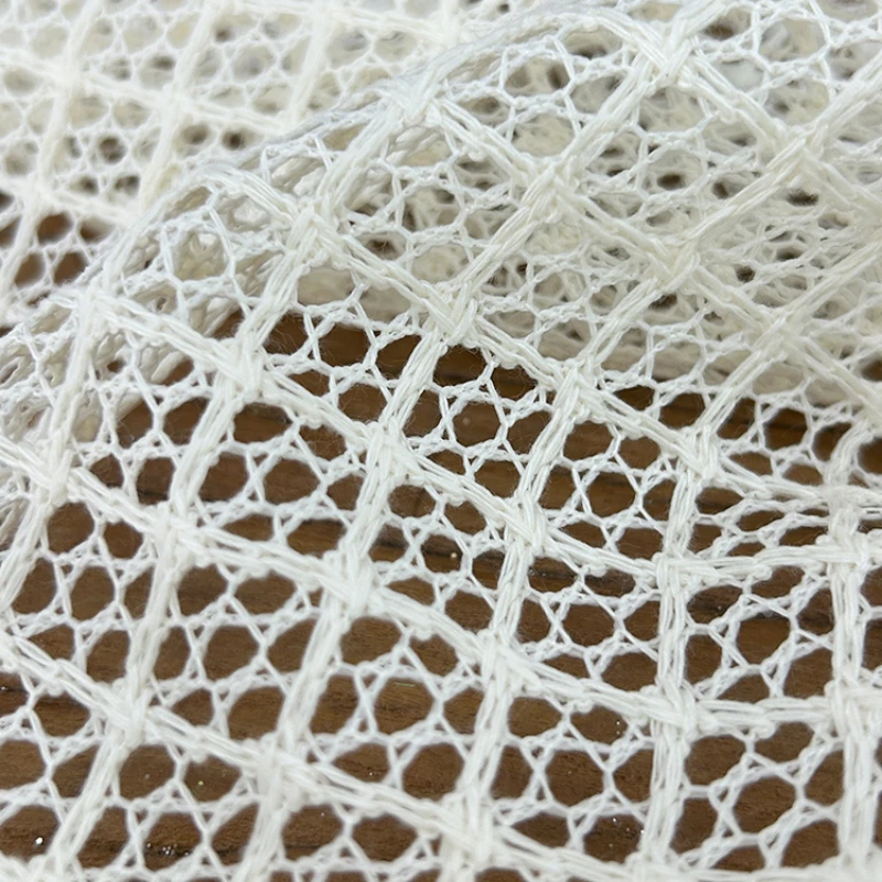 Lace Mesh Fabric for Fishing Net Wedding Dress Accessories Fashion Designer Diy Sewing Material Cloth Handmade Wholesale