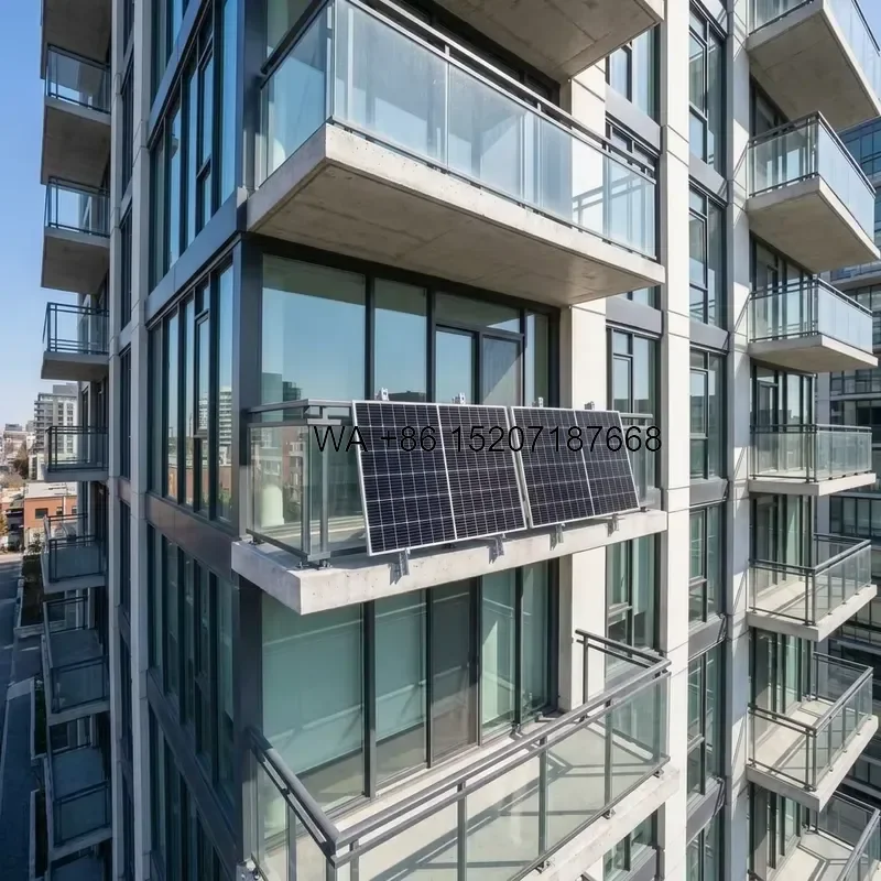 Wmwmnu for LOXENY JJF-ESK800 Pro 800W Ready-to-Use Monocrystalline Balcony Solar Kit 2 Panels Micro Inverter No Tools