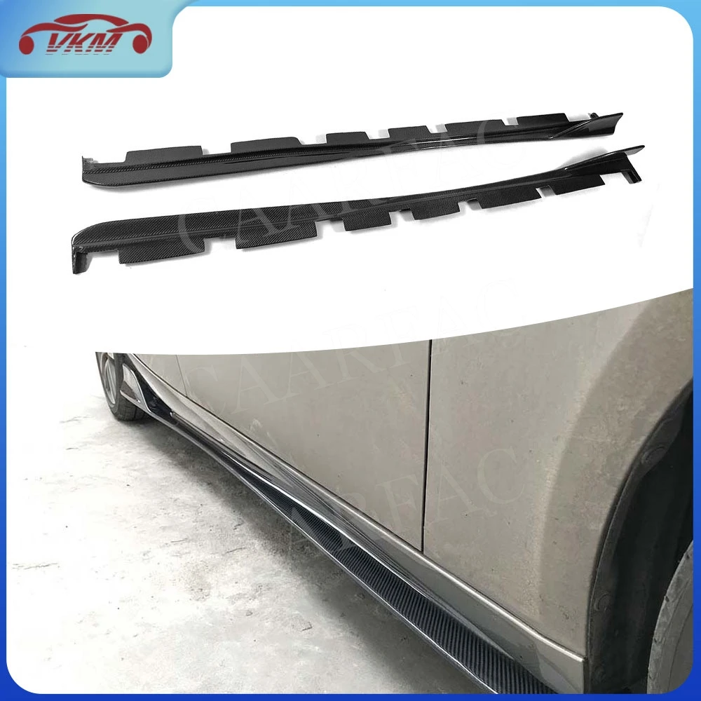 Carbon Fiber Front Bumper Side Skirts for LEXUS IS300 IS350 IS F Sport Sedan 2013-2018 Car Styling Body Kits Accessories FRP