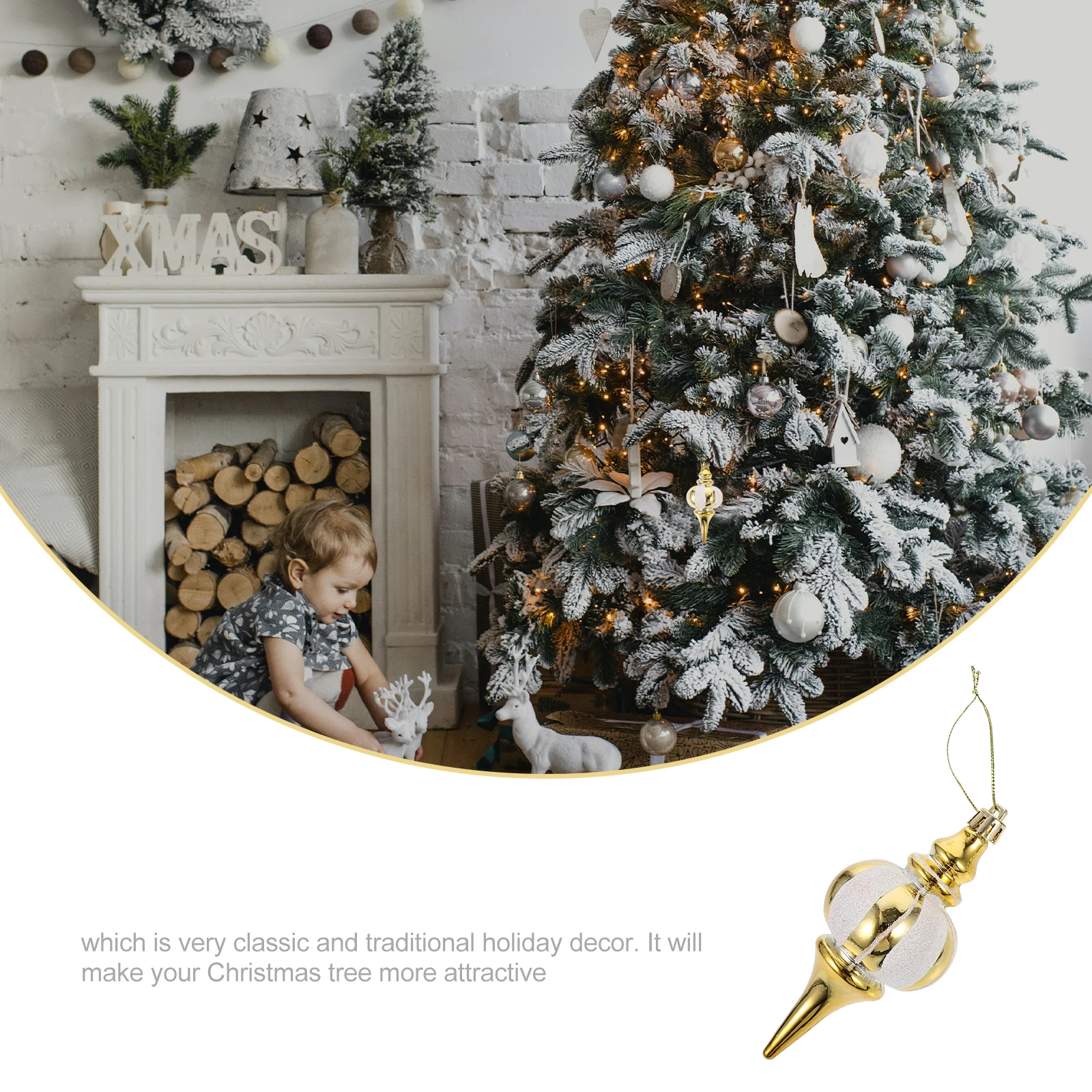 

Christmas Tree Decorations Hanging Ornaments Festival Decorative Pendants Decors Vintage Gourd Figurine Baubles