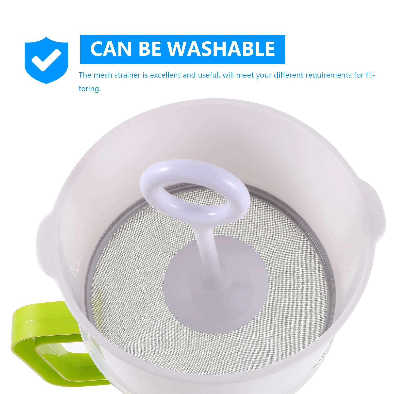 

Soy Milk Filter Cup Set 1.5L 80 Mesh Strainer Fine Plastic Kitchen Tool Juicer Tea Coffee Yogurt Maker Reusable Large Capacity