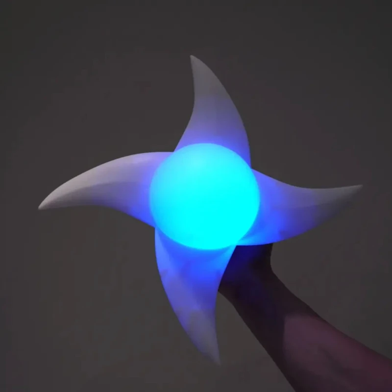 Spiral Wristband Windmill Spiral Light Blade Shuriken Cosplay Props Glowing Toys Laser Sword Anime Accessories view 5