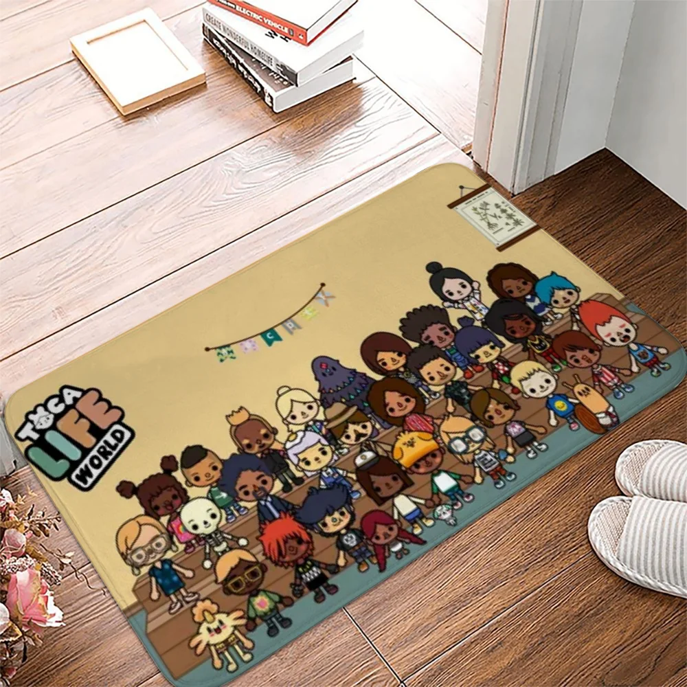 Toca Boca Toca Life World Door Floor Mat Room Entrance Carpet for Kitchen Rugs Home Accsessories Bathroom Mats Rug Foot Bath Bed