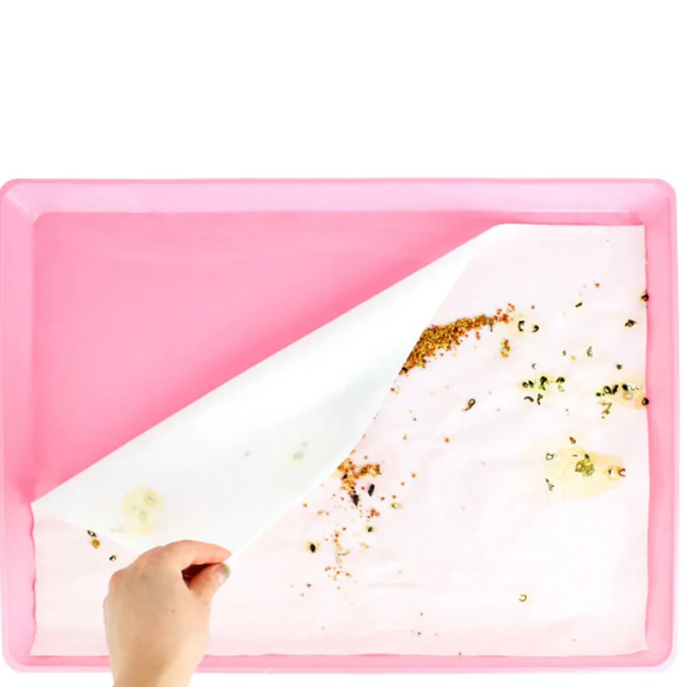 

100 Pcs Bird Cage Pad Paper Absorbent Deodorizing Liner Parrot Cage Bottom Cushion Disposable Cleaning Pet Supply