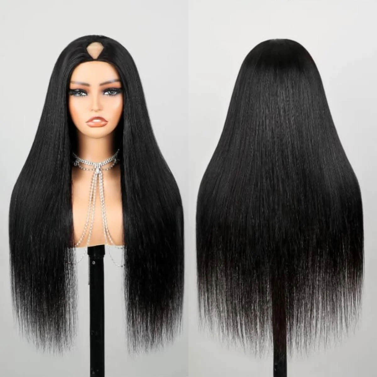 40 بوصة مستقيم الخامس جزء شعر مستعار شعر الإنسان لا ترك البرازيلي موجة عميقة خصلات الشعر المستعار الإنسان للنساء لا الغراء عذراء الباروكات للبيع