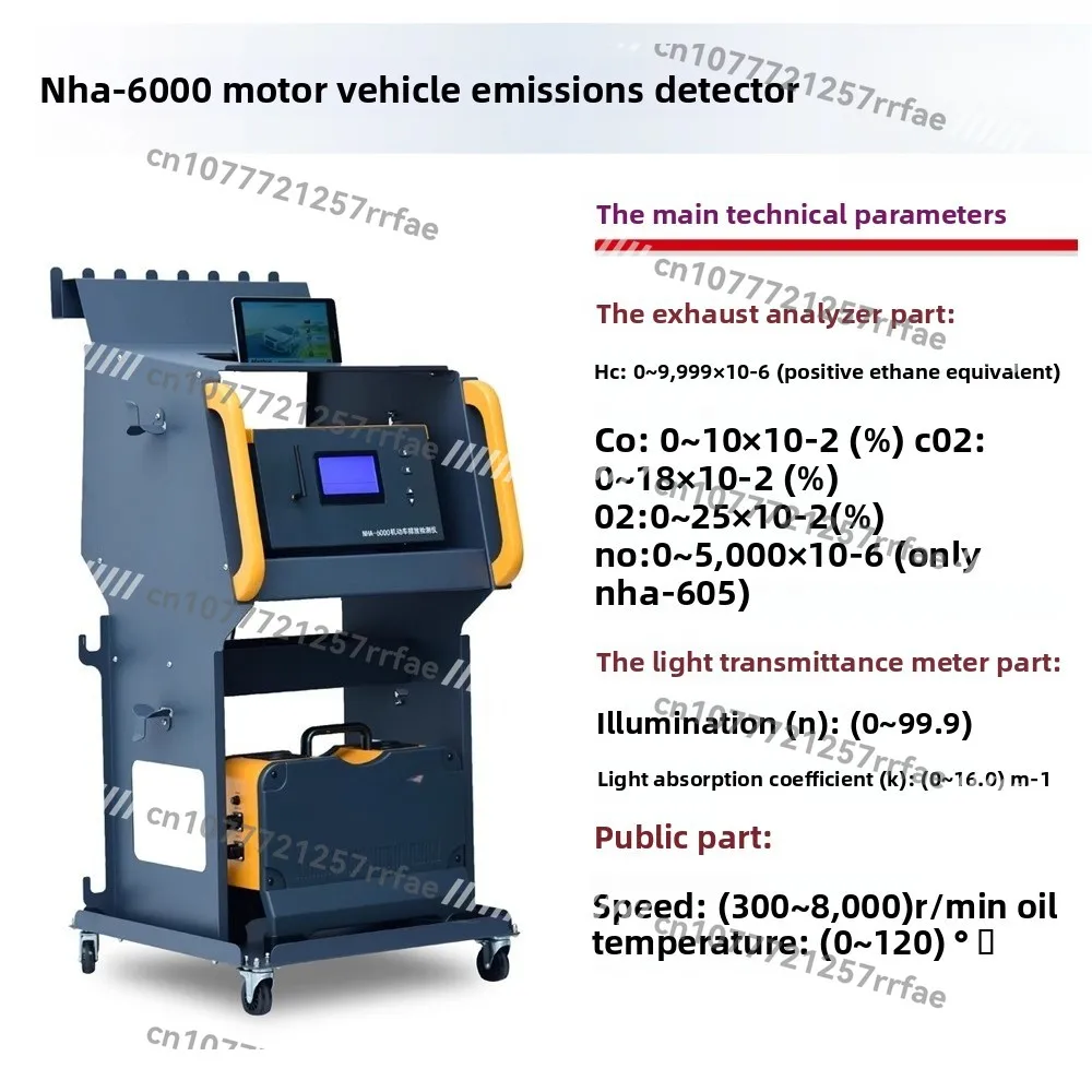 Motor Vehicle Exhaust Gas Analyzer - usage example