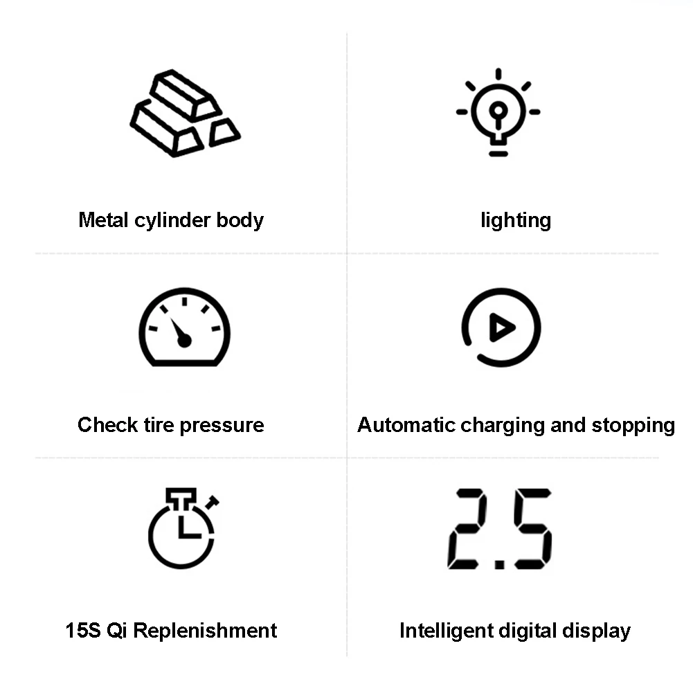 

12V 150PSI Heavy Duty Tire Inflator Electric Tire Inflator with Digital Pressure Gauge Heavy Duty Deluxe Portable Air Compressor
