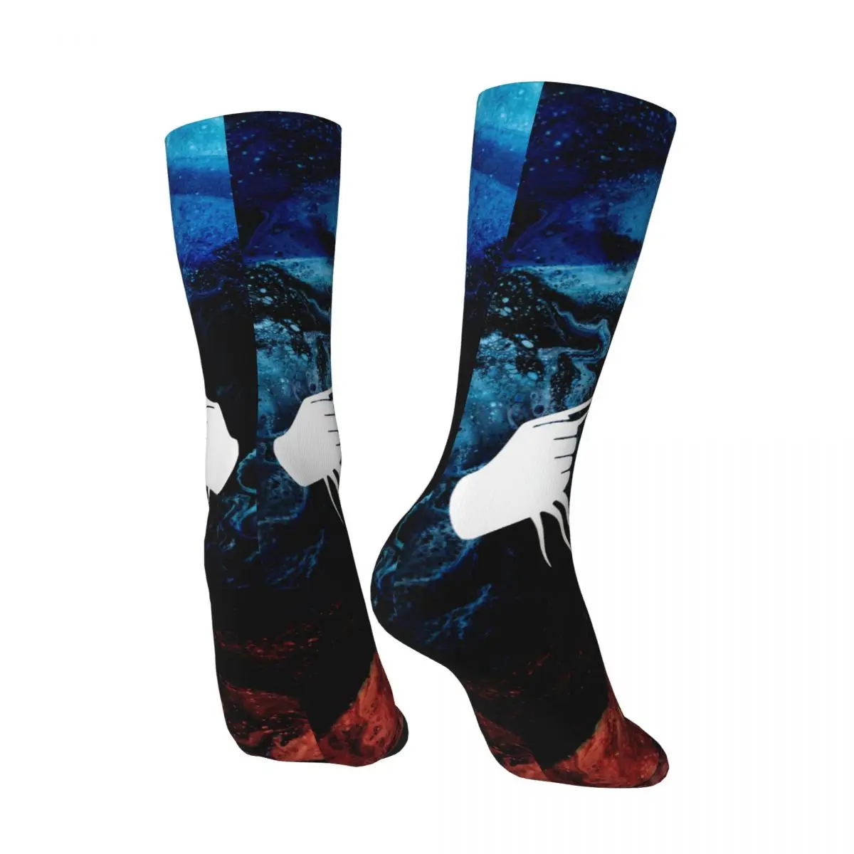 Crazy compression Defenders Sock for Men Harajuku Defenders Quality Pattern Crew Sock Casual