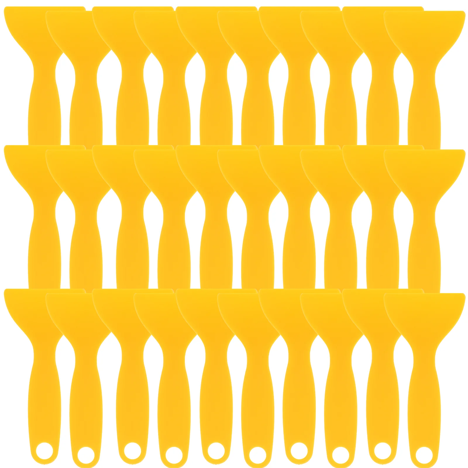 25pcs Car Film Changing Tool Gap Scraper Coating Film Closing Tool Car Gadget Film Replacement Device for Car Home Shop (Yellow)