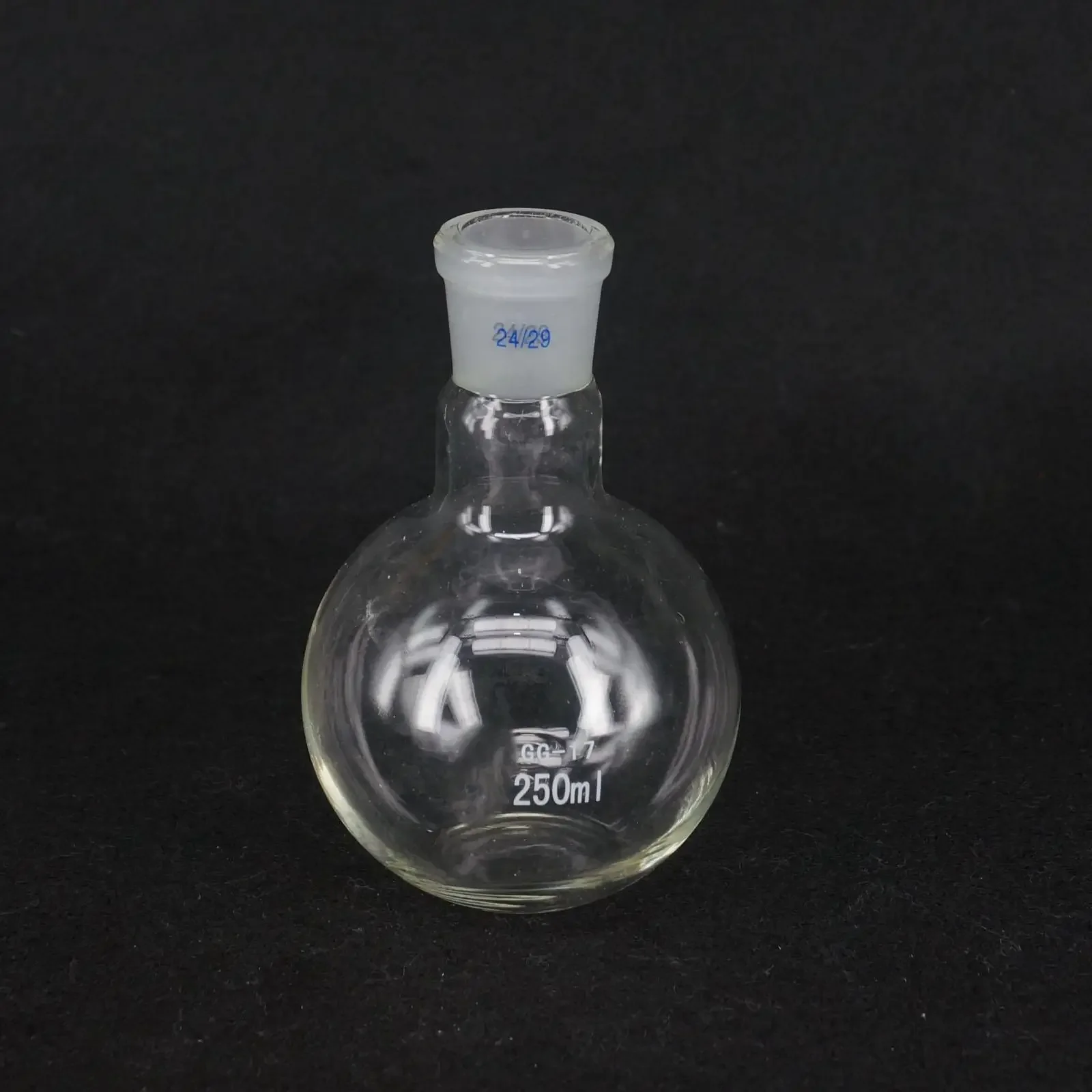 250ML 24/29 Borosilicate Glass Short Neck Flat Bottom Flask Boiling Flask For Laboratory