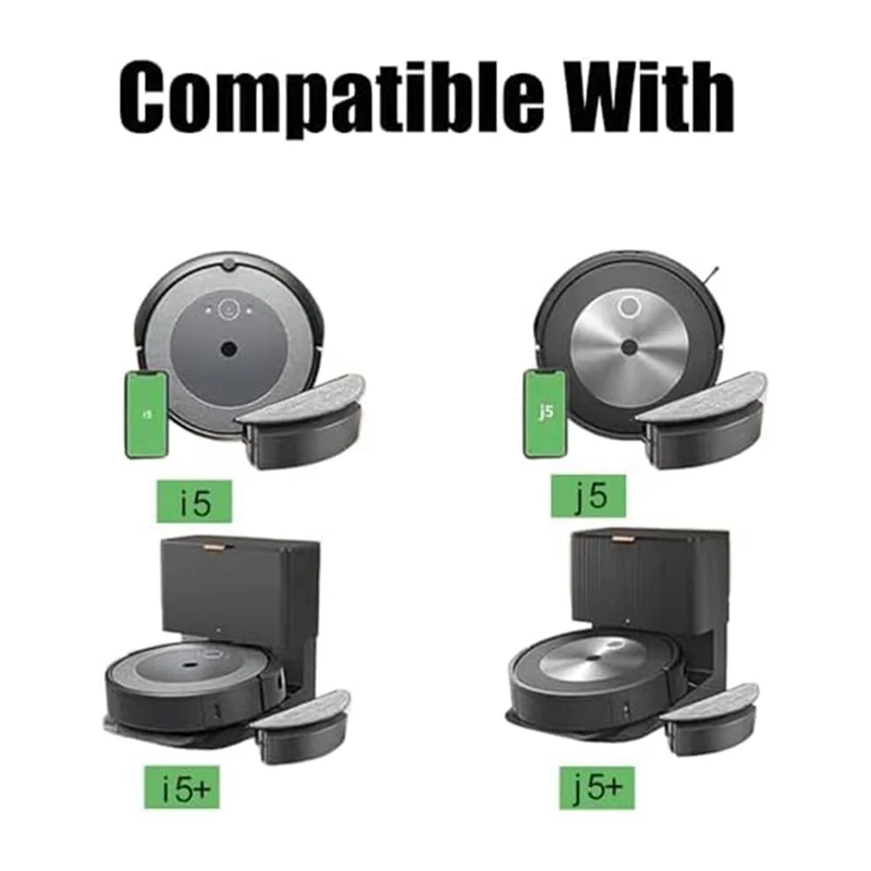 Zestaw części zamiennych do odkurzacza N95R do Irobot Roomba Combo I5, I5+, J5, J5+ Robot Vacuum Mop Pads, Mopy zmywalne
