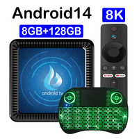 Q17 Ultra HD 8K Smart TV Box Android 14 Allwinner H313 Bluetooth 5.4 8GB128GB Streaming Media Player Google Voice Set Top Box