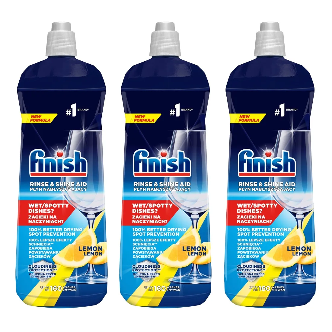 3X Finish Shine&Protect Afwasmiddel Lemon 800ml