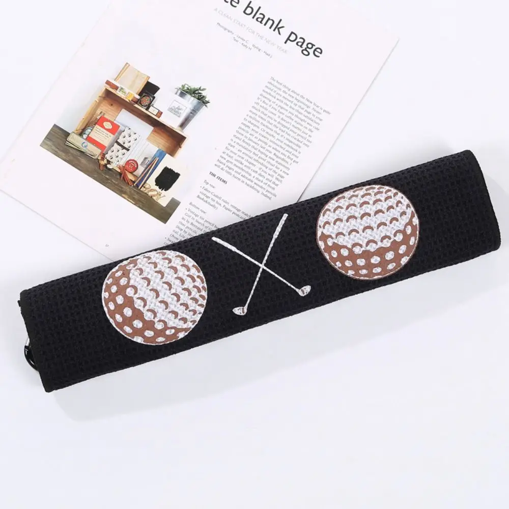 

Color Printed Golf Towel Super Absorbent Training Aids Dry Towels Golfer Soft Skin Comfortable Golf Cleaning Tools Golf Course