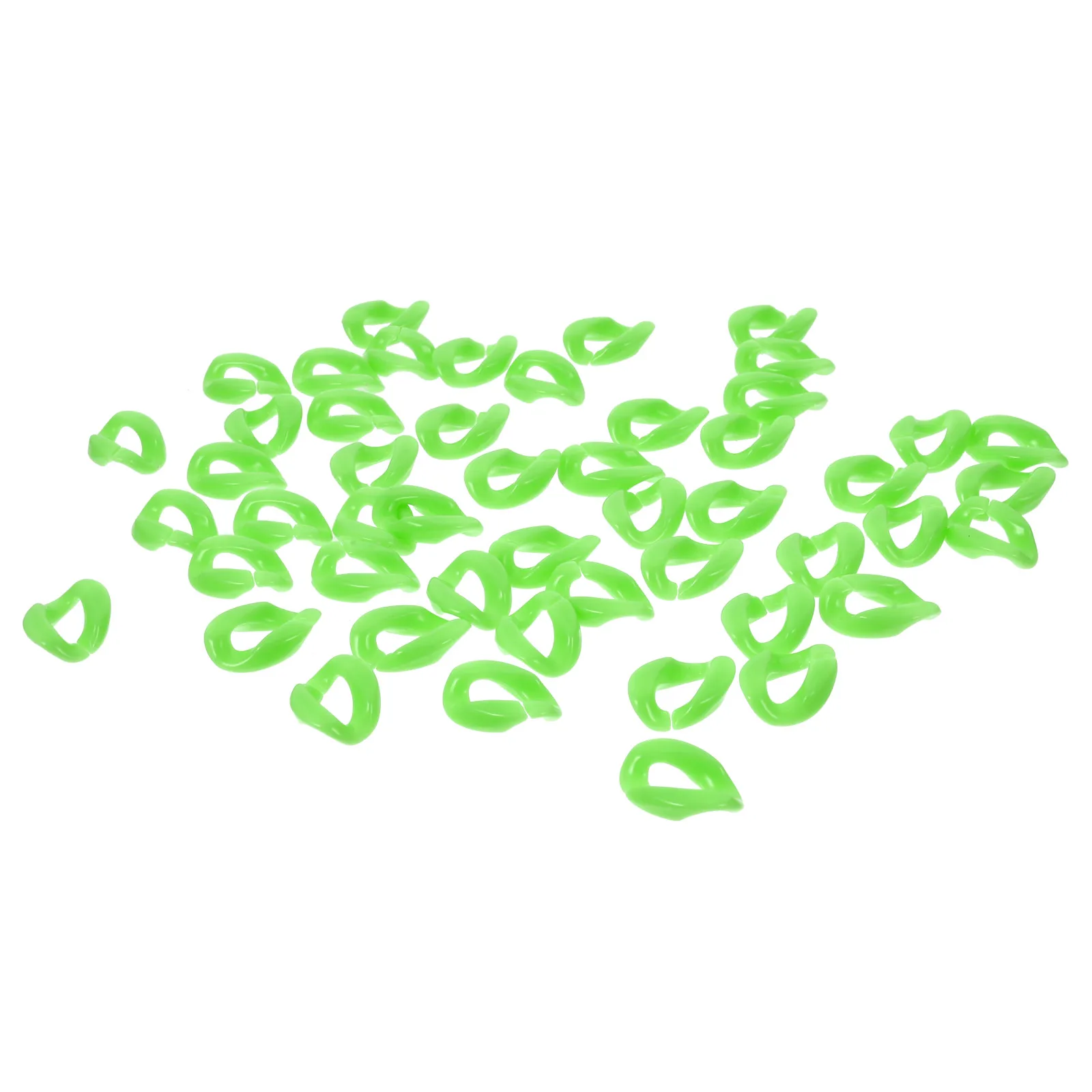 

150pcs Acrylic Connection Buckles Open Ring Diy Connector For Jewelry Making Phone Chain Keychain Bracelet Handbag Diy Craft