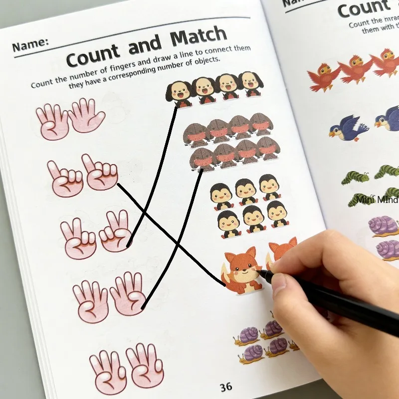 A Fun Exercise Book for Filling in The Blanks Corresponding Quantity According To The Pattern Prompts To Improve Math Thinking