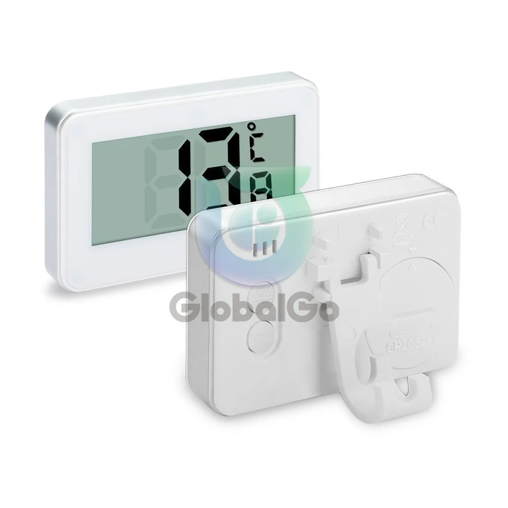 Mini LCD Digital Household Electronic Refrigerator Thermometer -20°C-60°C Alarm temperature Tester With Magnet Hook