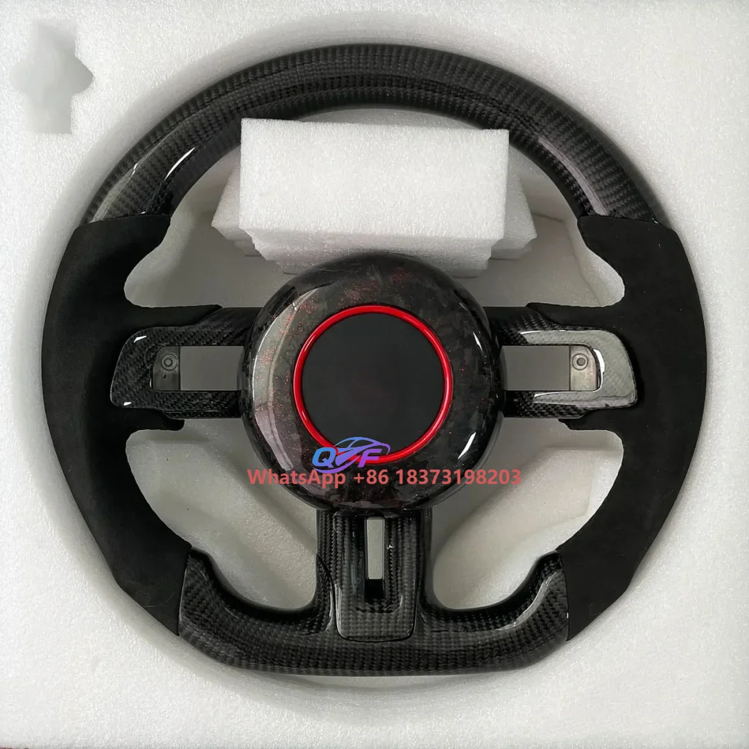 

Хорошо продается по всему миру из кованой карбоновой перфорированной кожи для Ford-Mustang 2015-2016, автомобильный руль