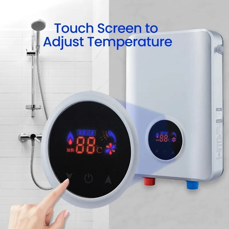 중국 4500w 인스턴트 핫 태국 전기 탱크리스 온수기의 집 전체 미니 샤워