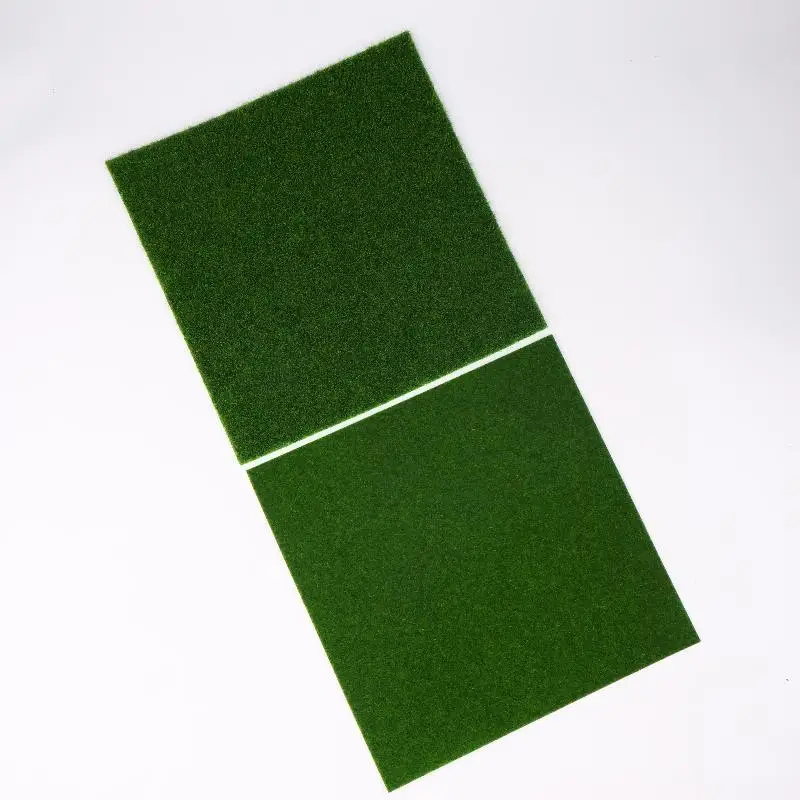 DIY Project Model Scene Railway Layout Accessories 15/30cm Square Grass Mat 3/5/8mm Thick Artificial Lawn Carpet 1/2PCS