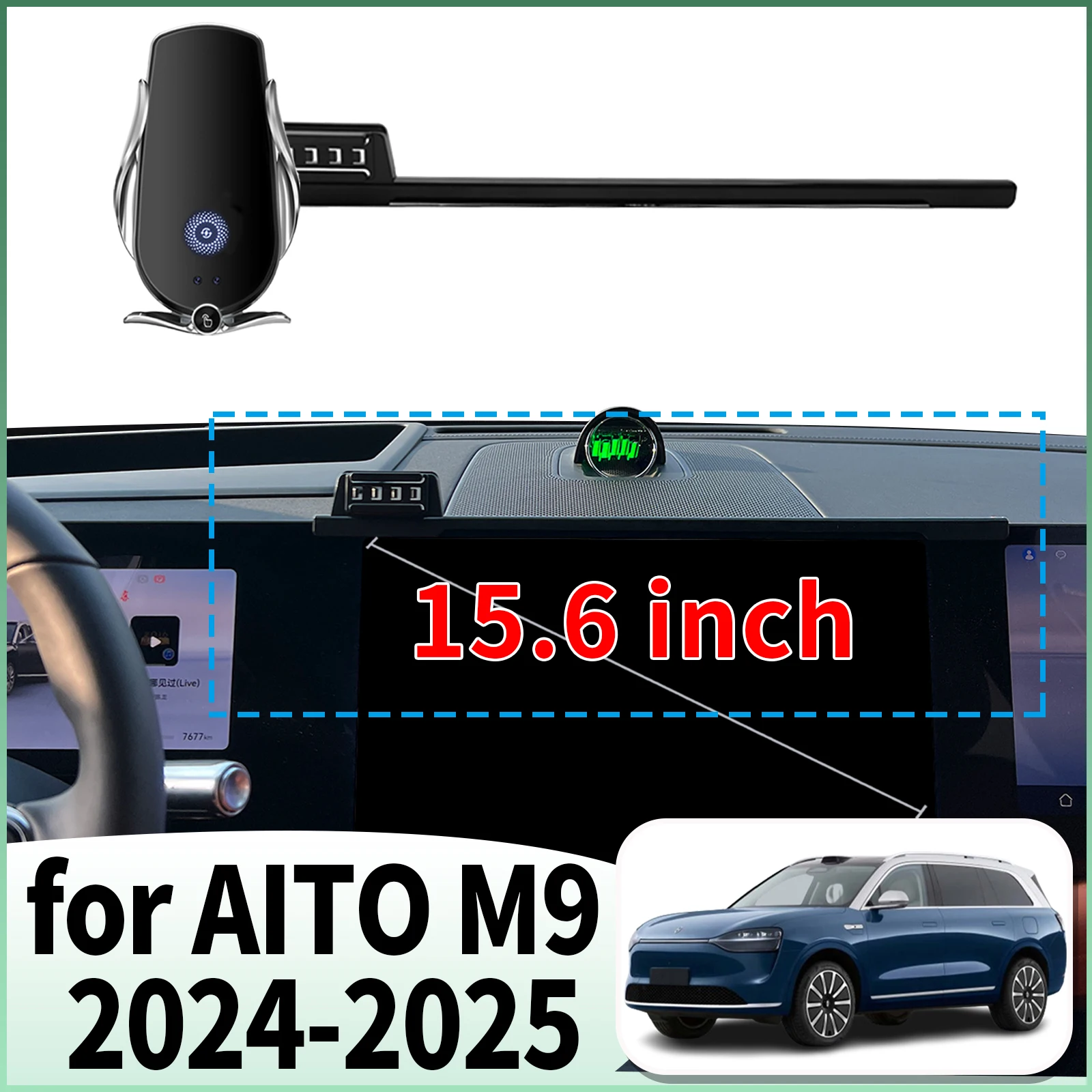

fit for AITO M9 2024 2025​​ Specific Dashboard Navigation Phone Holder Mount Design Car​​ accessoires