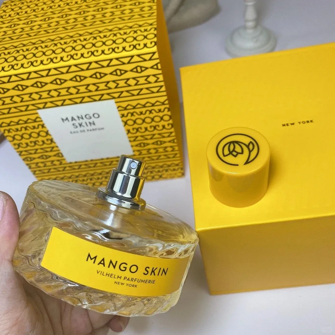 زجاجة مانجو سكين 100 مل من الزجاج، خدمة غرفة بولي عزيزي للرجال والنساء، كولونيا تدوم طويلاً، شحن سريع