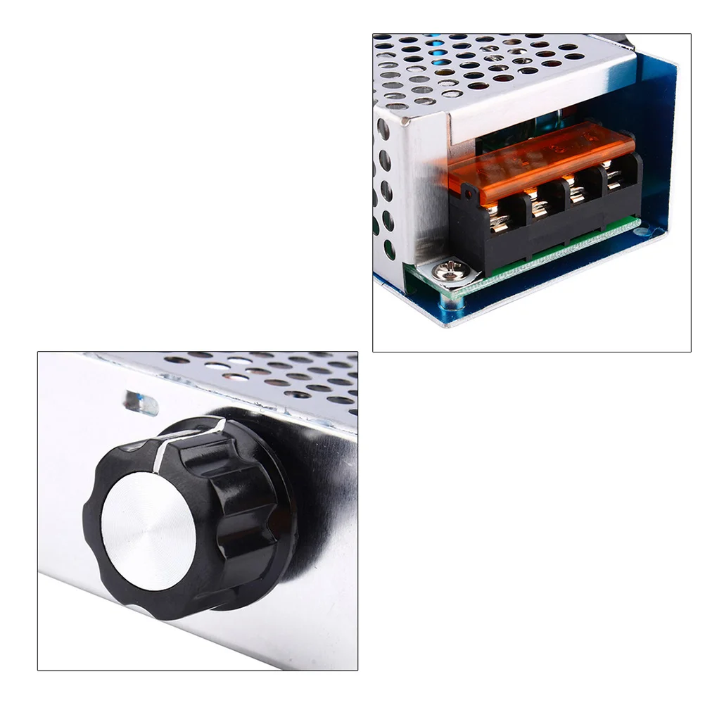 4000W Voltage Regulator Ac220V Dimming Speed Control Motor Controller For Electric Furnace Water Heater Lamp Tool Part
