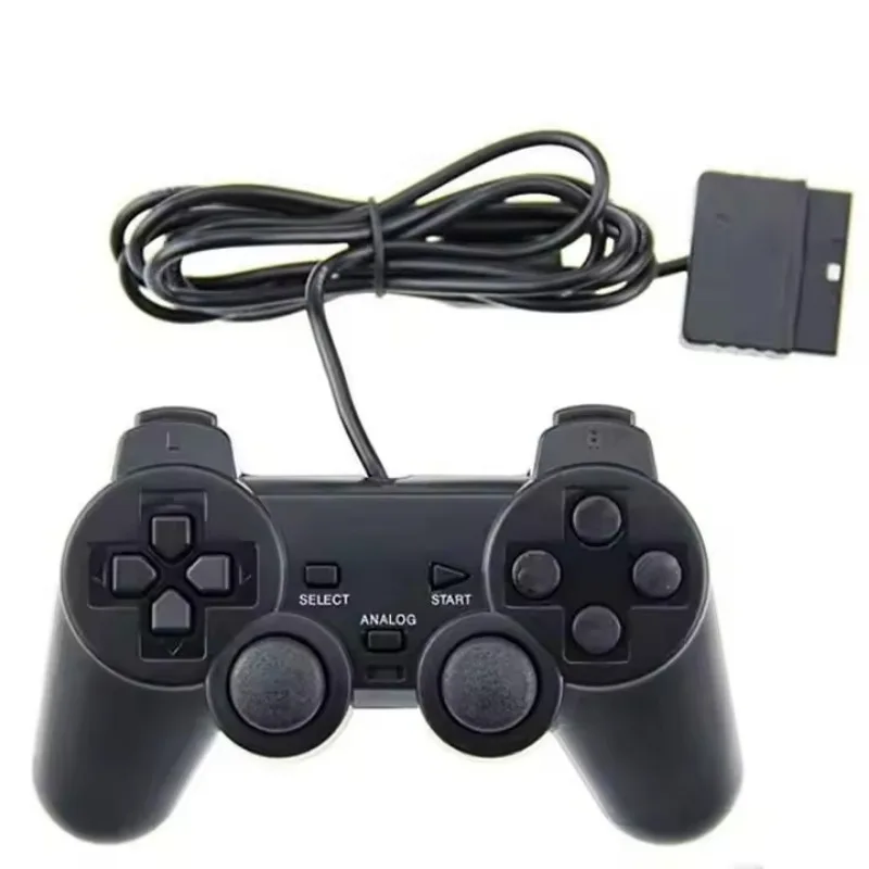 

1.8m Wired Gamepad for PS2 Controller Joypad with Double Vibration for PS2 Host Wired Game Control Joystick