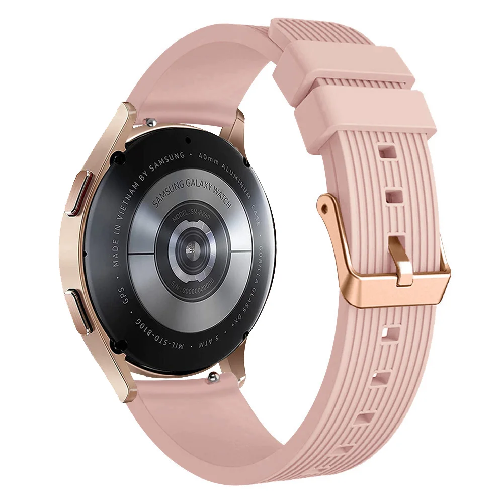 Correa de 20mm para Samsung Galaxy Watch 4, pulsera deportiva de 40mm, 42mm y 44mm para Galaxy Watch 4 Active 2 40/44/46mm