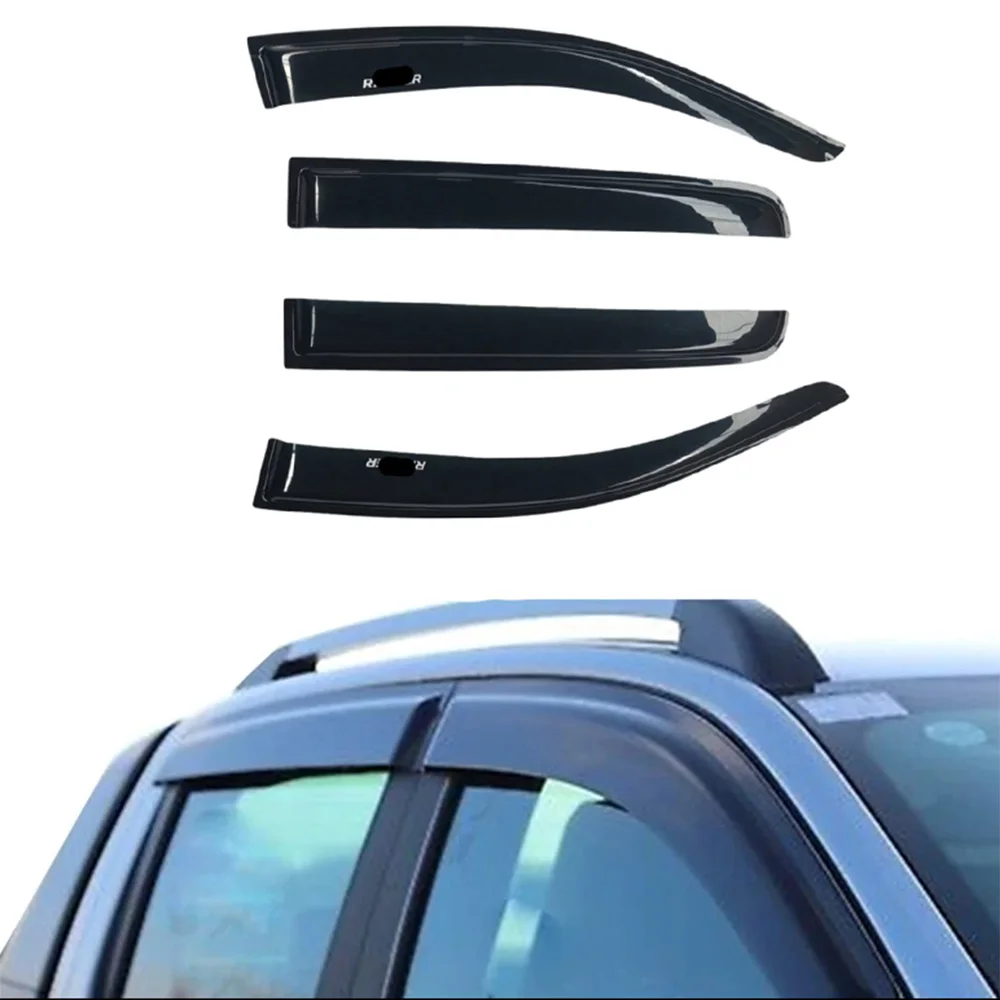 

Солнцезащитный козырек от дождя для Ford Ranger 2012-2022 Wildtrak Raptor T6 T7 T8, дымчатый оконный дефлектор ‌ Автомобильные аксессуары